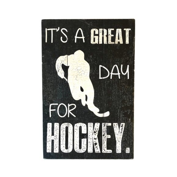 It's a Great day for Hockey | Wood Sign - Picture 1 of 1